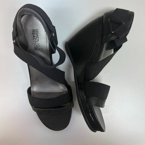 Kenneth Cole Reaction, Black, Wedge - Picture 1 of 1